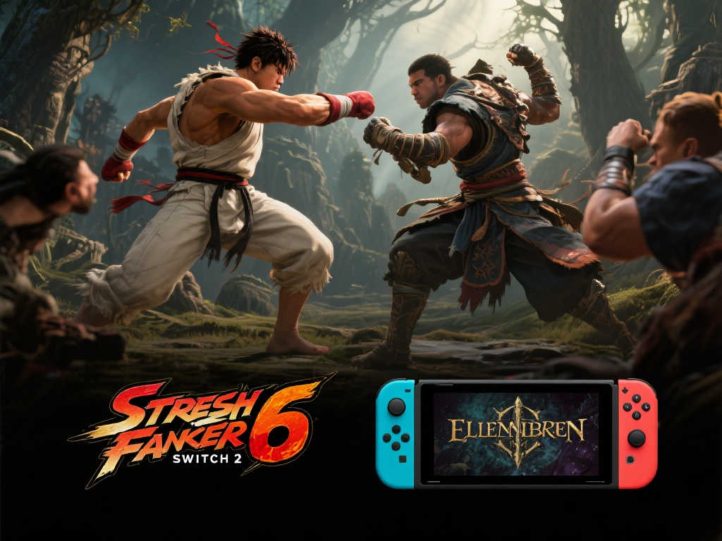 Switch2首发keycard游戏阵容揭晓！《街霸6》《法环》强势加盟